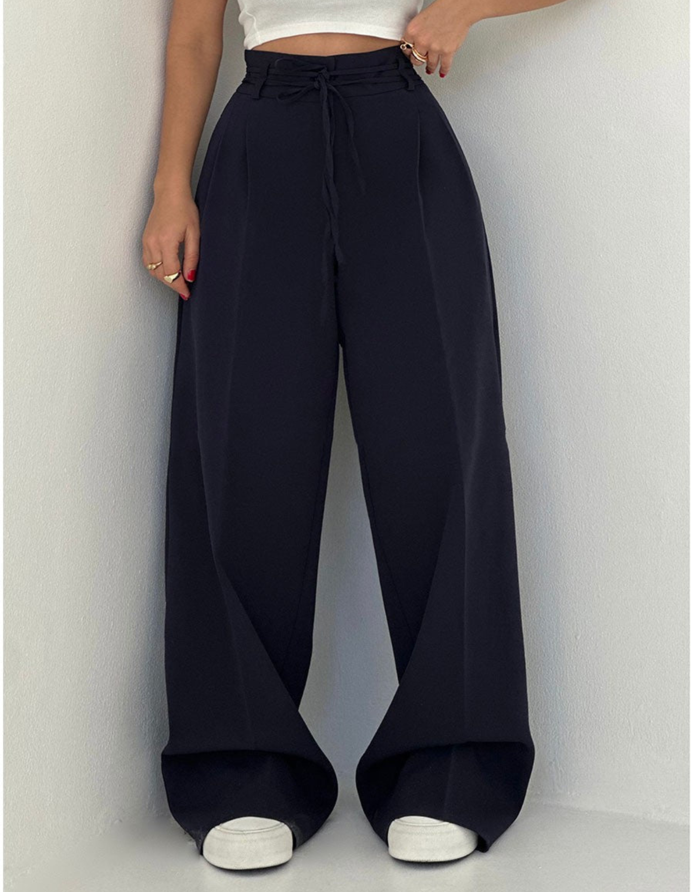 Vittoria – Elegant silhouette – High-waisted trousers-15448885821813-Nancy & Mae Savannah