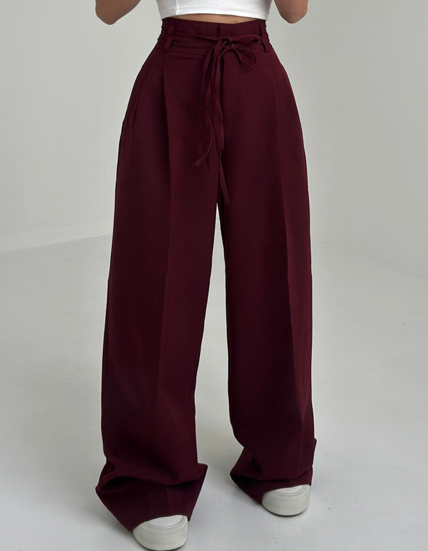 Vittoria – Elegant silhouette – High-waisted trousers-15448885821813-Nancy & Mae Savannah