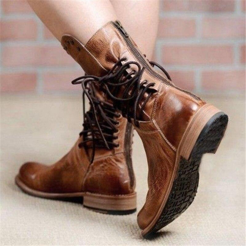 WYNONA - RUSTIC VINTAGE LEATHER BOOTS-15520005161333-Mirella Fiore