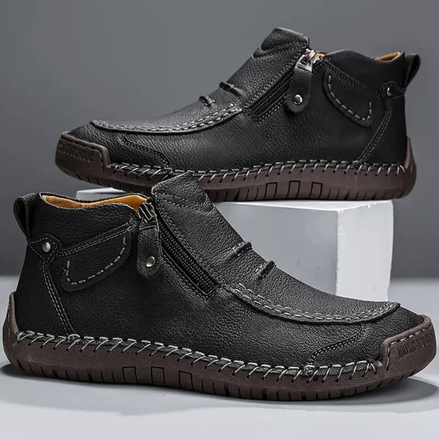 Walter | Classic Leather Shoes with Comfort-15553982595445-Nancy & Mae Savannah