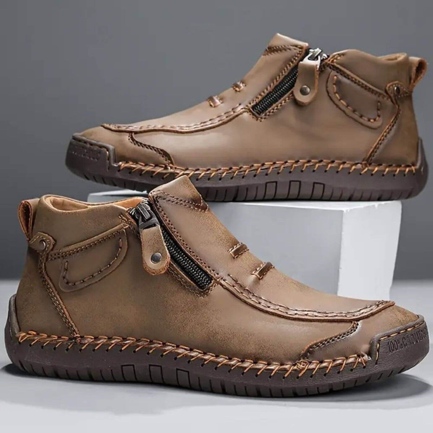 Walter | Classic Leather Shoes with Comfort-15553982595445-Nancy & Mae Savannah
