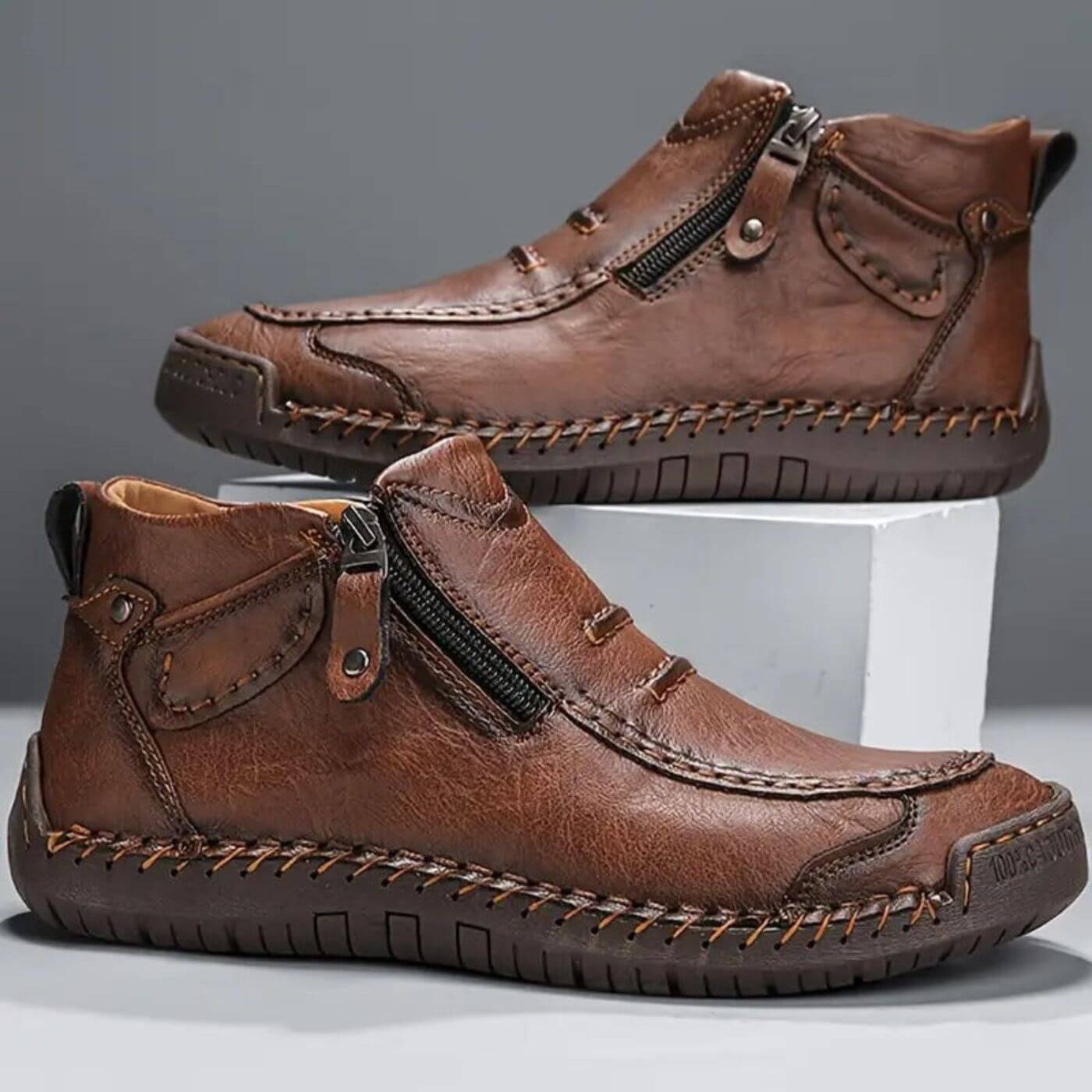 Walter | Classic Leather Shoes with Comfort-15553982595445-Nancy & Mae Savannah