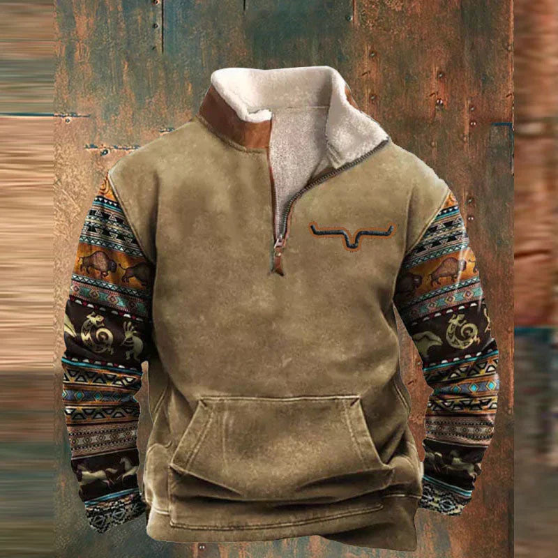 Wayne | Quarter-Zip Fleece Pullover-15553364590965-Mirella Fiore