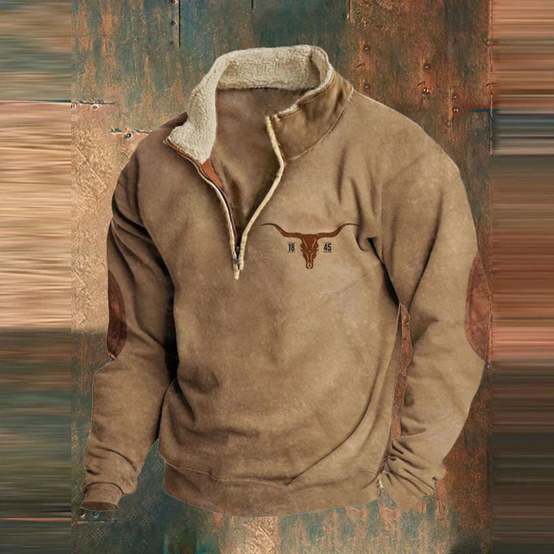 Wayne | Quarter-Zip Fleece Pullover-15553976598901-Mirella Fiore