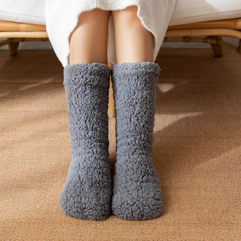 Wella - Snuggly Sherpa Socks-15553287422325-Mirella Fiore