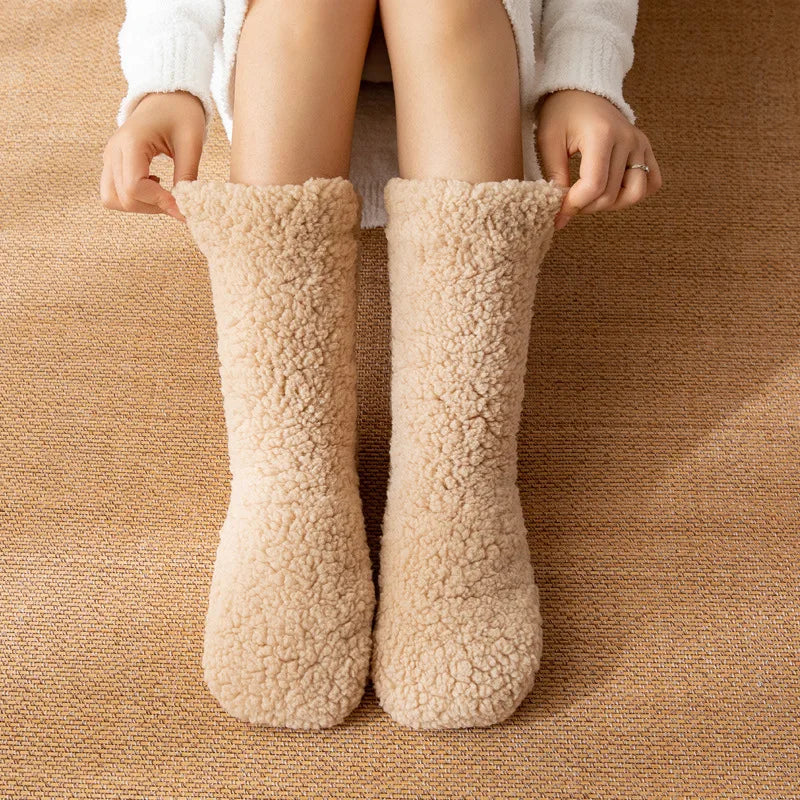 Wella - Snuggly Sherpa Socks-15553287422325-Nancy & Mae Savannah