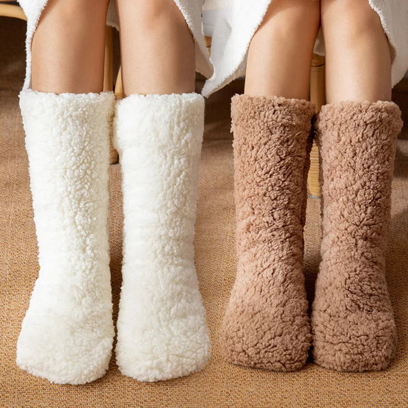 Wella - Snuggly Sherpa Socks-15553287422325-Nancy & Mae Savannah