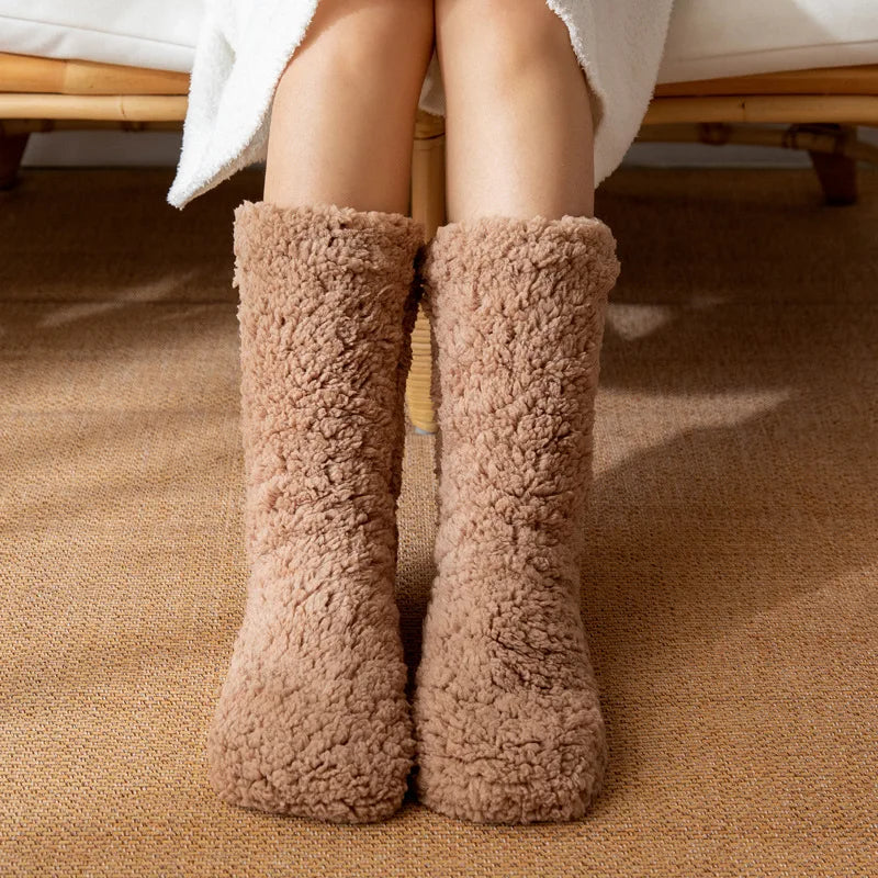 Wella - Snuggly Sherpa Socks-15553287422325-Nancy & Mae Savannah