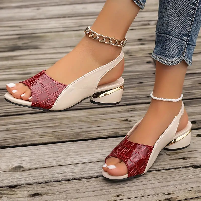 Whitney - Orthopedic Elegant Leather Sandals-15547820867957-Nancy & Mae Savannah