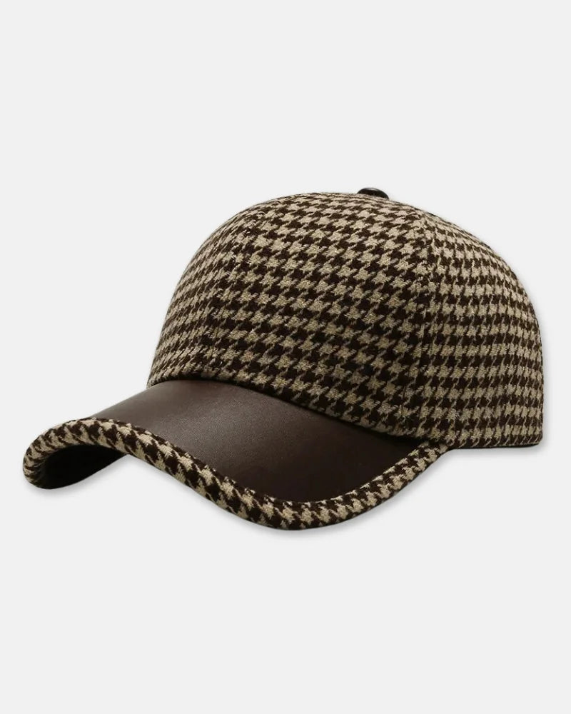 Windsor Leather Cap-15553365442933-Mirella Fiore
