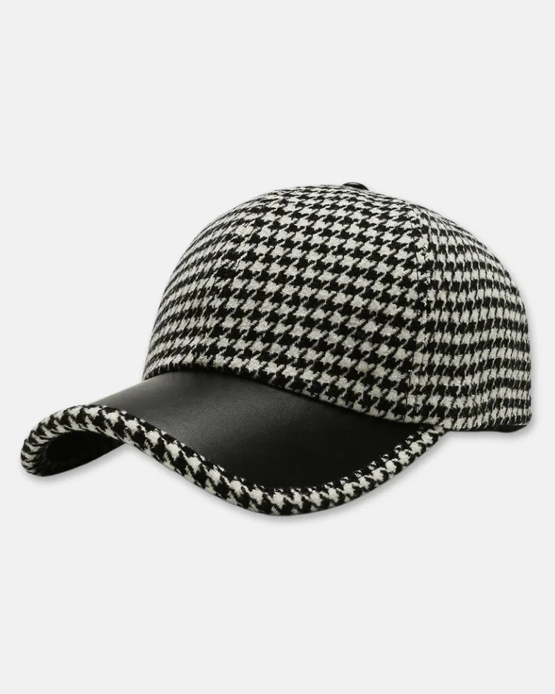 Windsor Leather Cap-15553365442933-Mirella Fiore