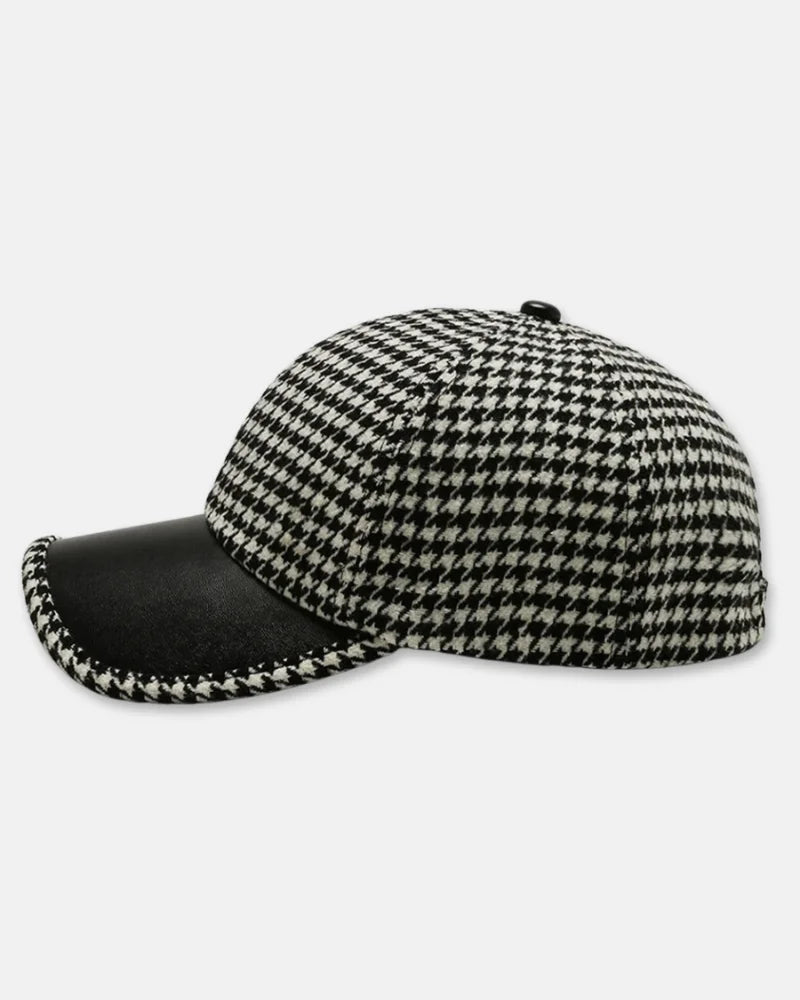 Windsor Leather Cap-15553365442933-Mirella Fiore