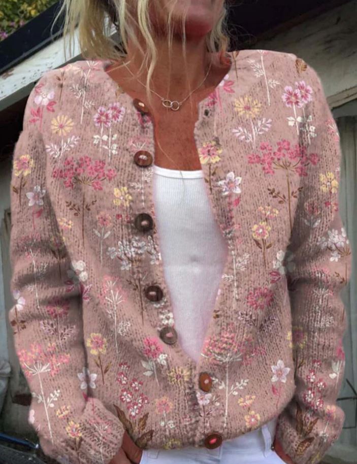 ZANDRA - Elegant Sweater with Print-15519827165557-Mirella Fiore