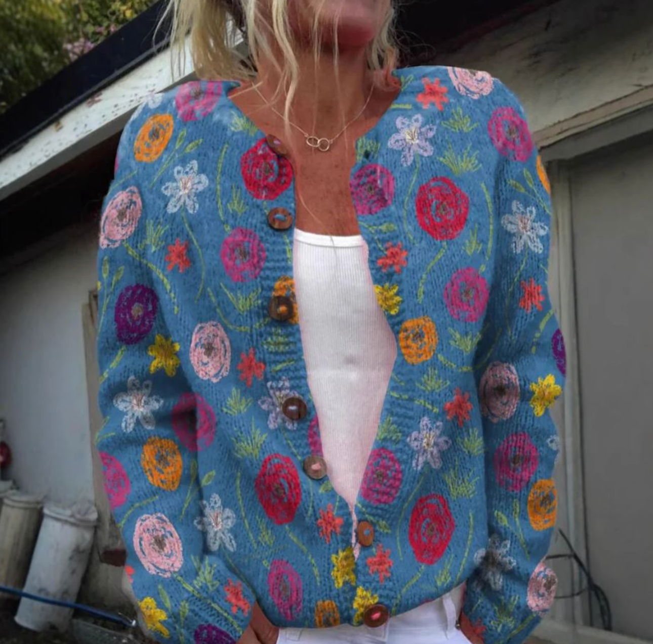 ZANDRA - Elegant Sweater with Print-15519827165557-Mirella Fiore