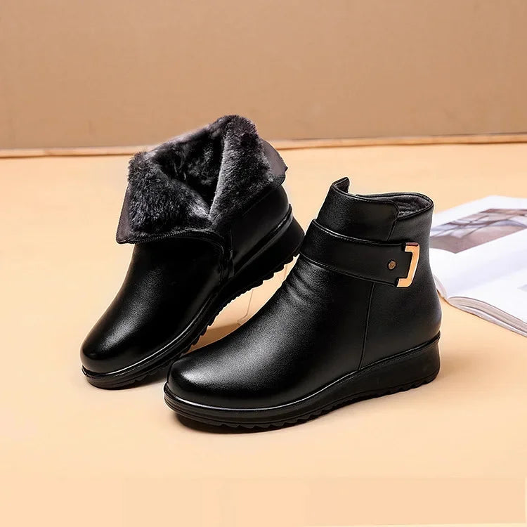 Zaffy - Comfort Leather Boots-15548991144309-Mirella Fiore