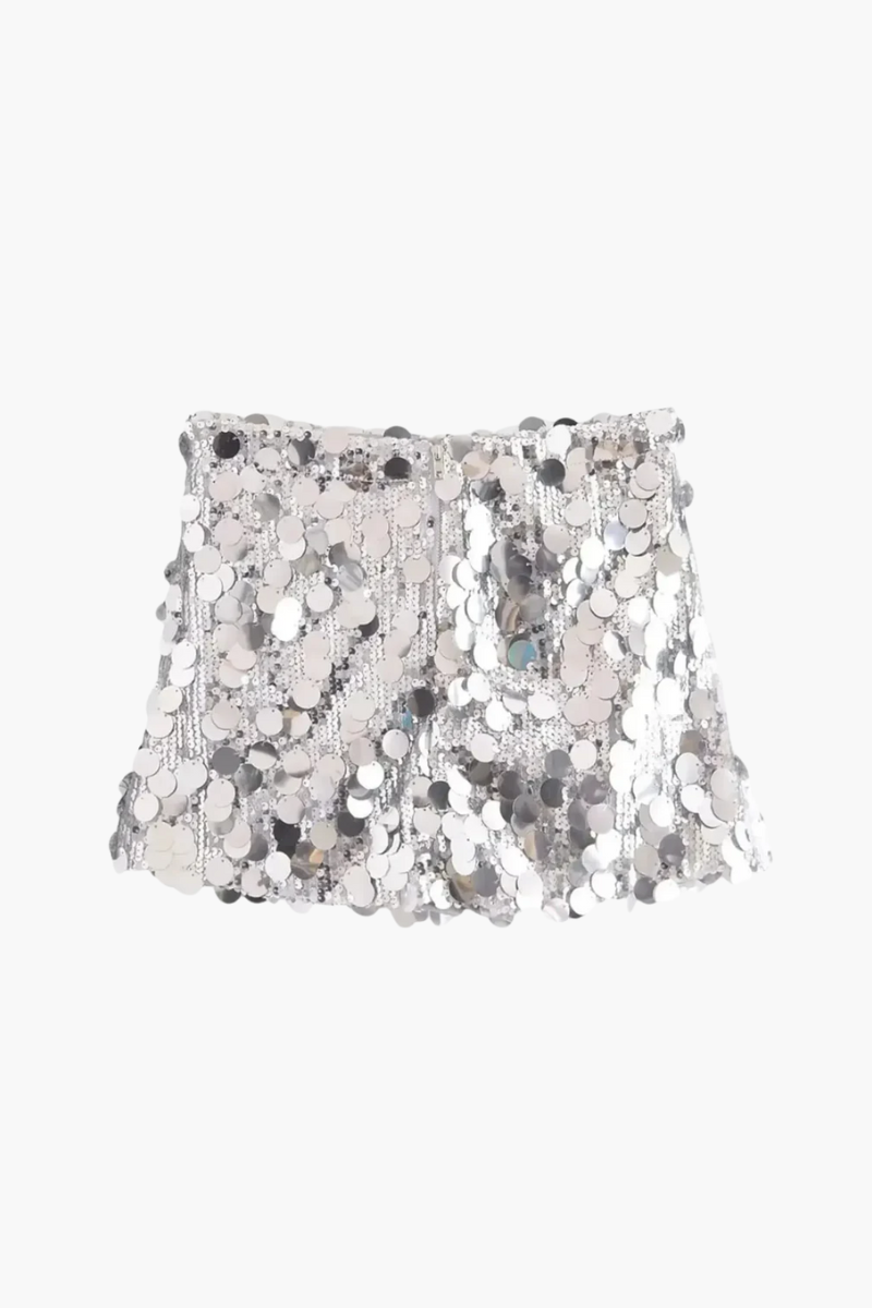 Zaira – Radiant sparkle – Glitter mini skirt-15133678895477-Nancy & Mae Savannah
