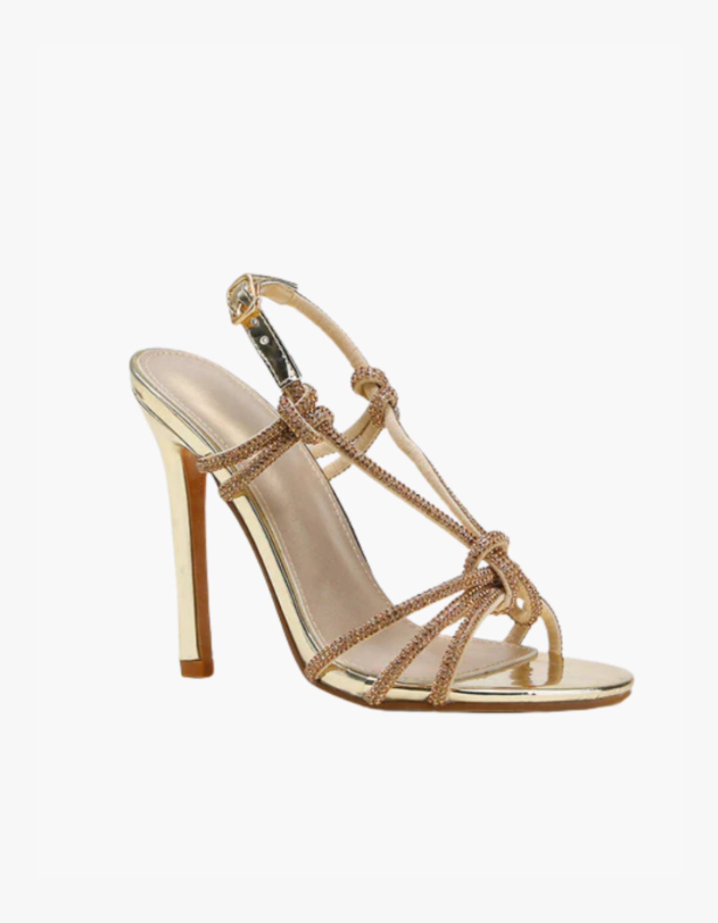 Zélie – Sparkling design – Rhinestone multi-strap heels-15133991240053-Nancy & Mae Savannah