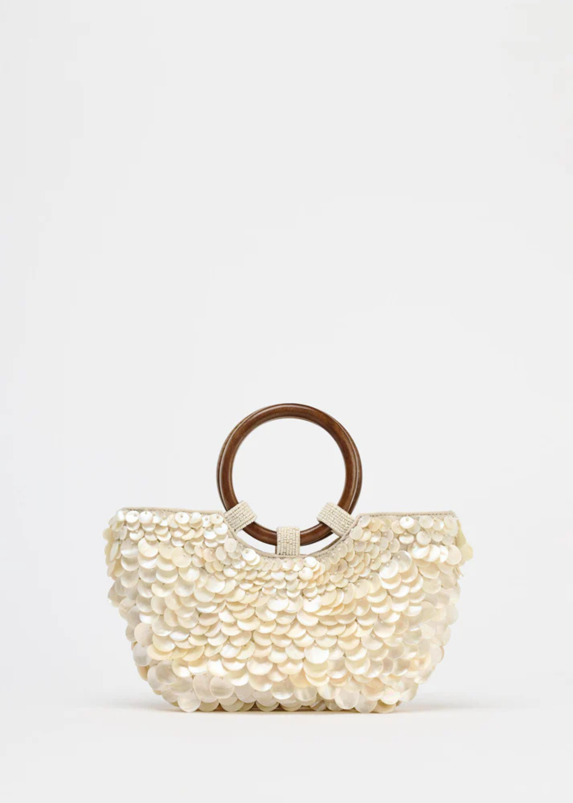 Ziaza – Sequin shell – Statement summer bag-15133817504117-Nancy & Mae Savannah