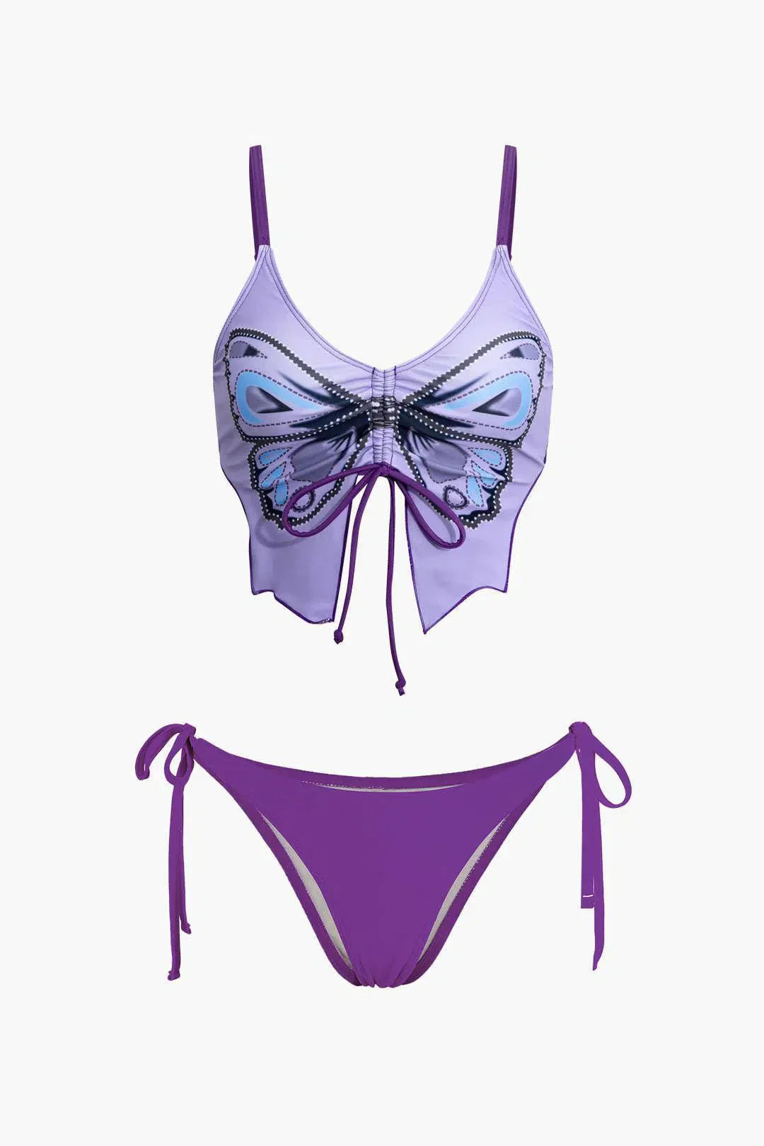 Zirlea – Butterfly pattern – Swimwear set-15133676208501-Nancy & Mae Savannah