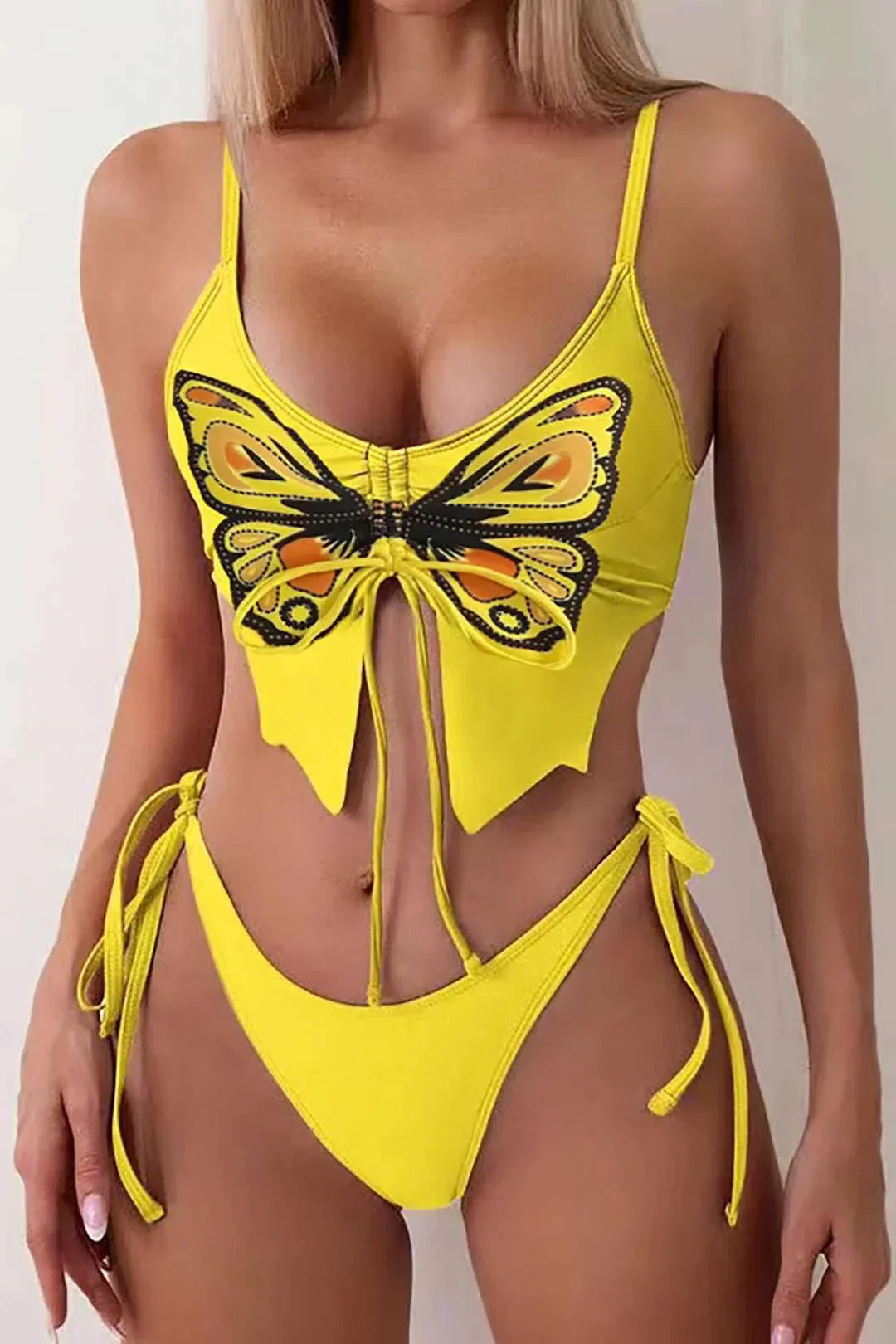 Zirlea – Butterfly pattern – Swimwear set-15133676208501-Nancy & Mae Savannah