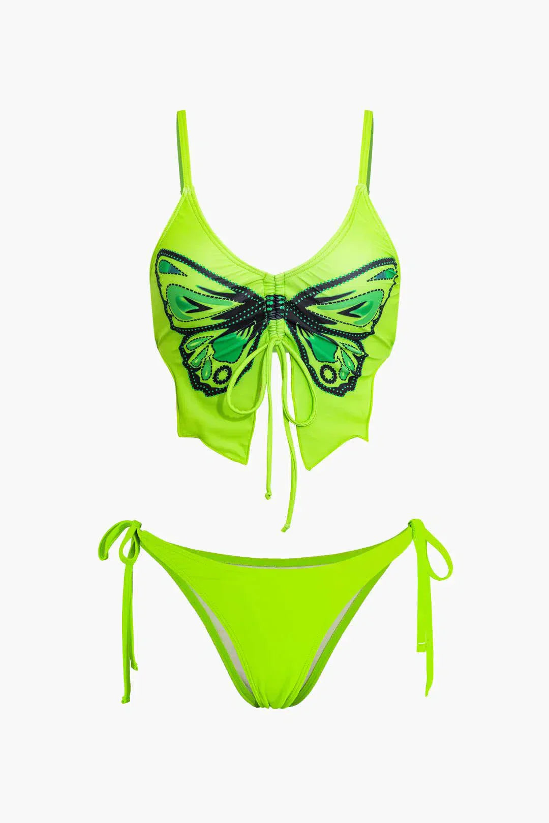 Zirlea – Butterfly pattern – Swimwear set-15133676208501-Nancy & Mae Savannah