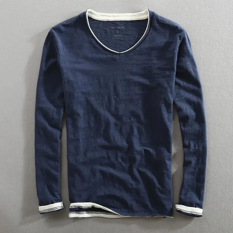 Mark - Long Sleeve Cotton Shirt