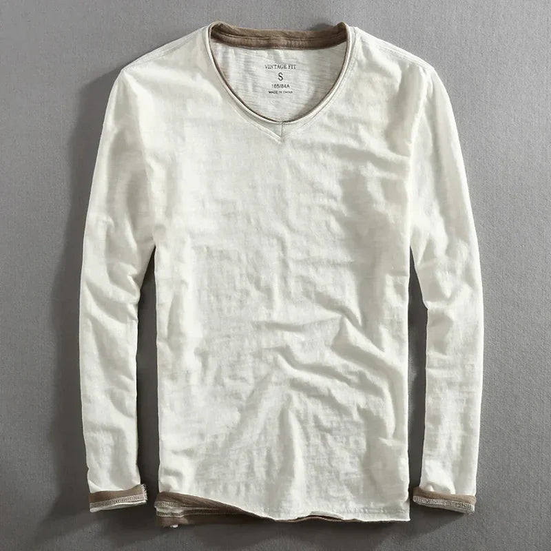 Mark - Long Sleeve Cotton Shirt