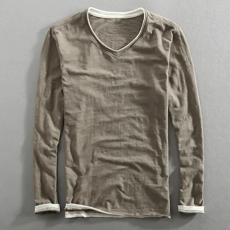 Mark - Long Sleeve Cotton Shirt