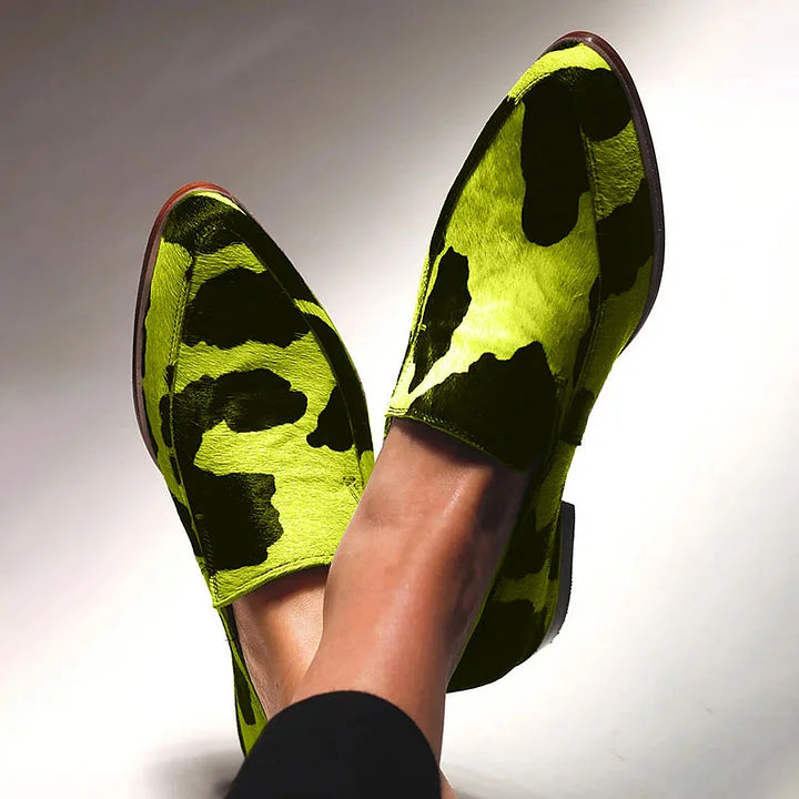 BIANCA - STATEMENT ANIMAL - PRINT LOAFERS