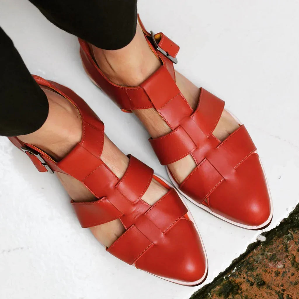 CECILIA - WOVEN FLAT SANDALS