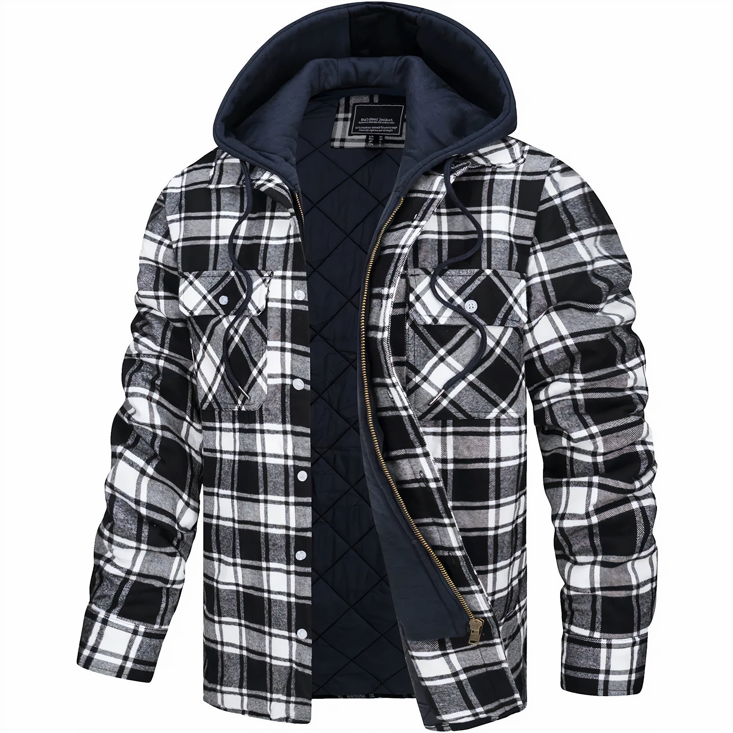 Bill - Quilted Hoodie