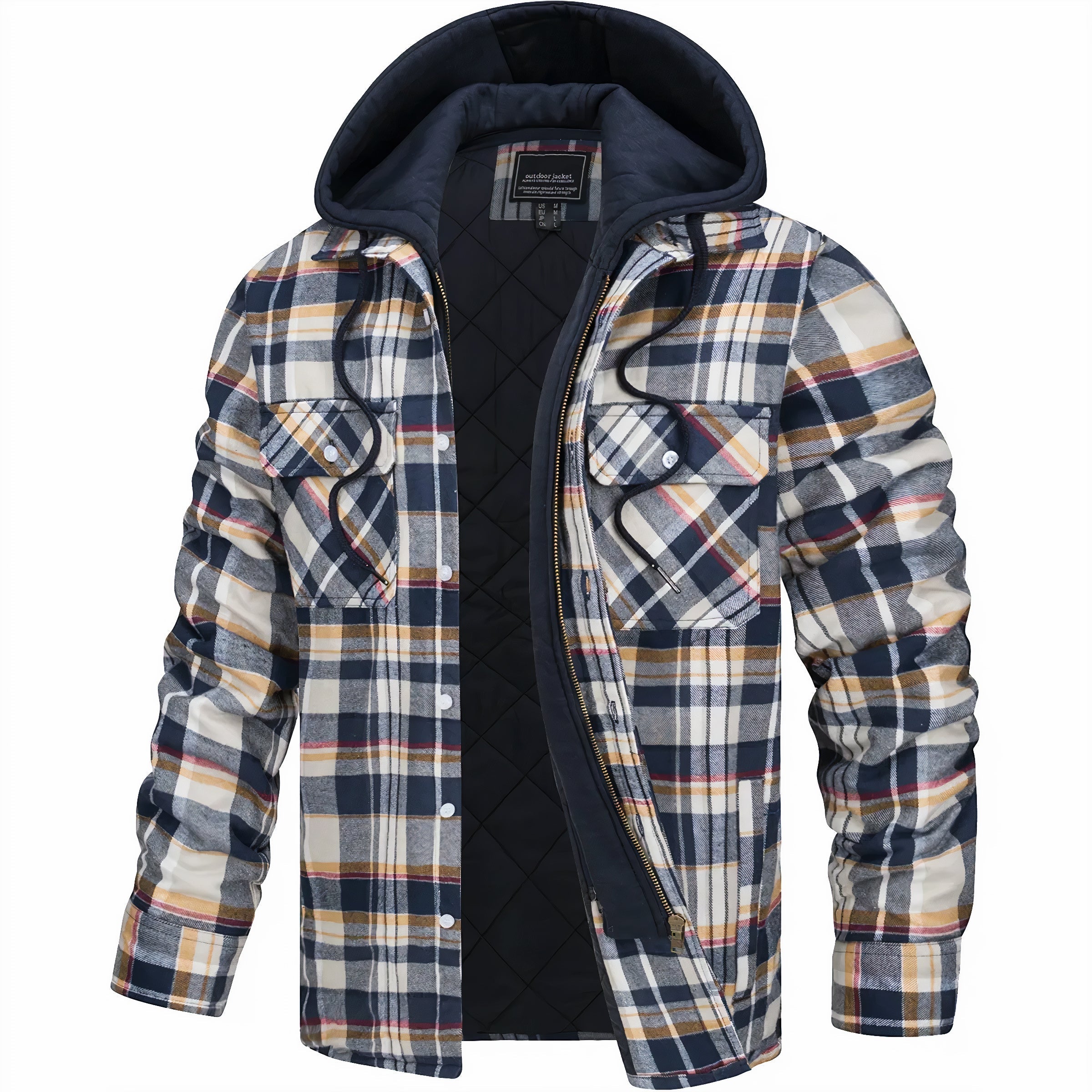 Bill - Quilted Hoodie