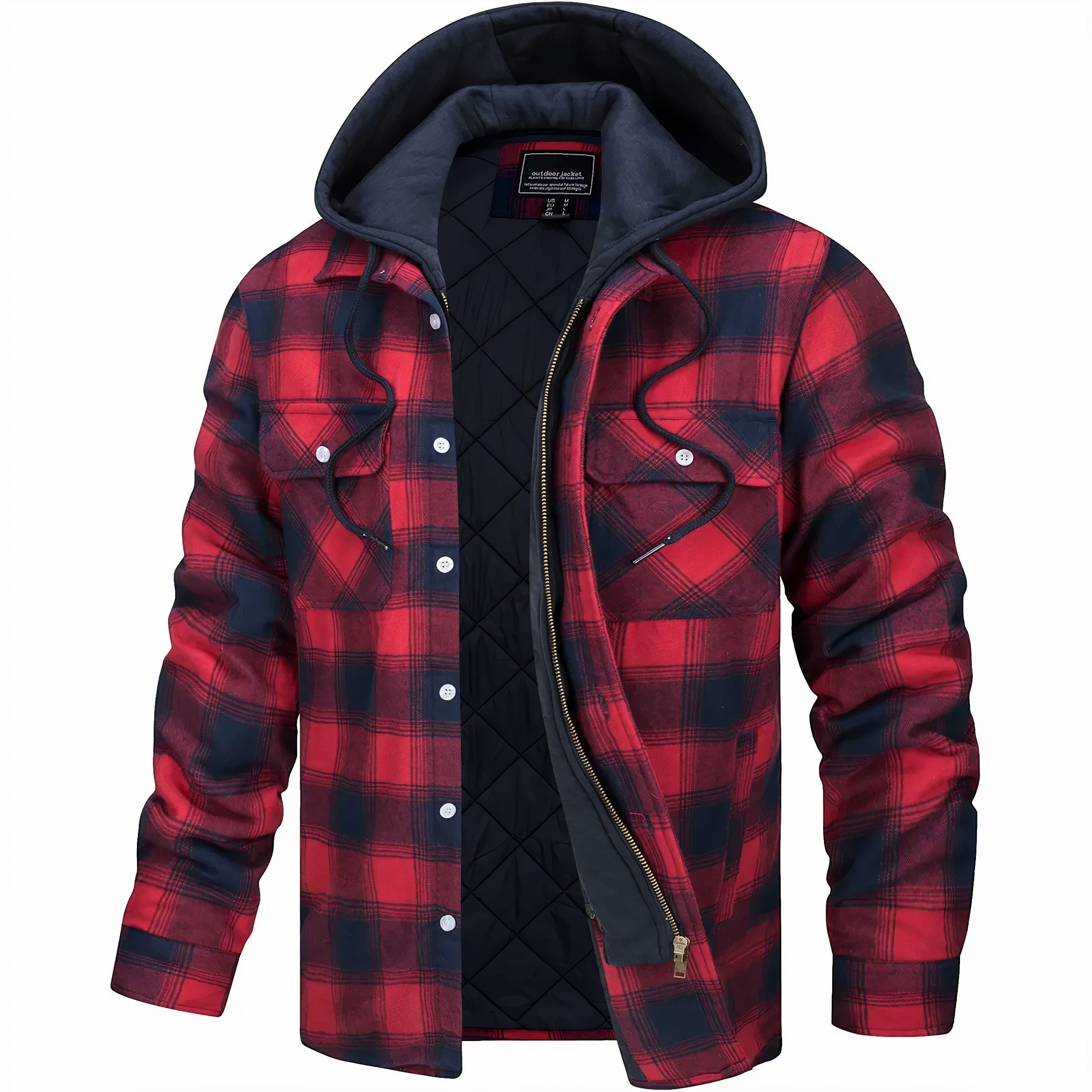 Bill - Quilted Hoodie