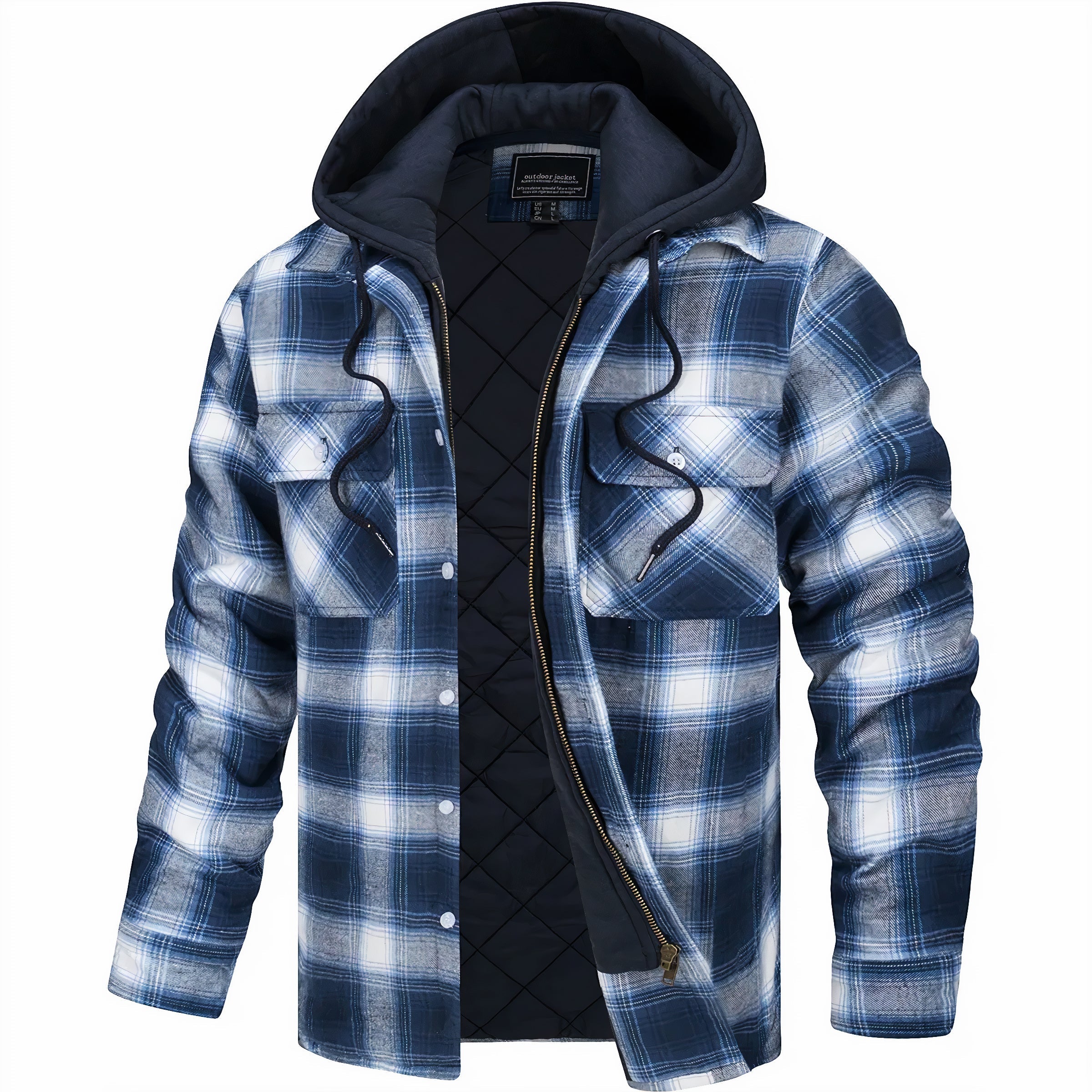 Bill - Quilted Hoodie