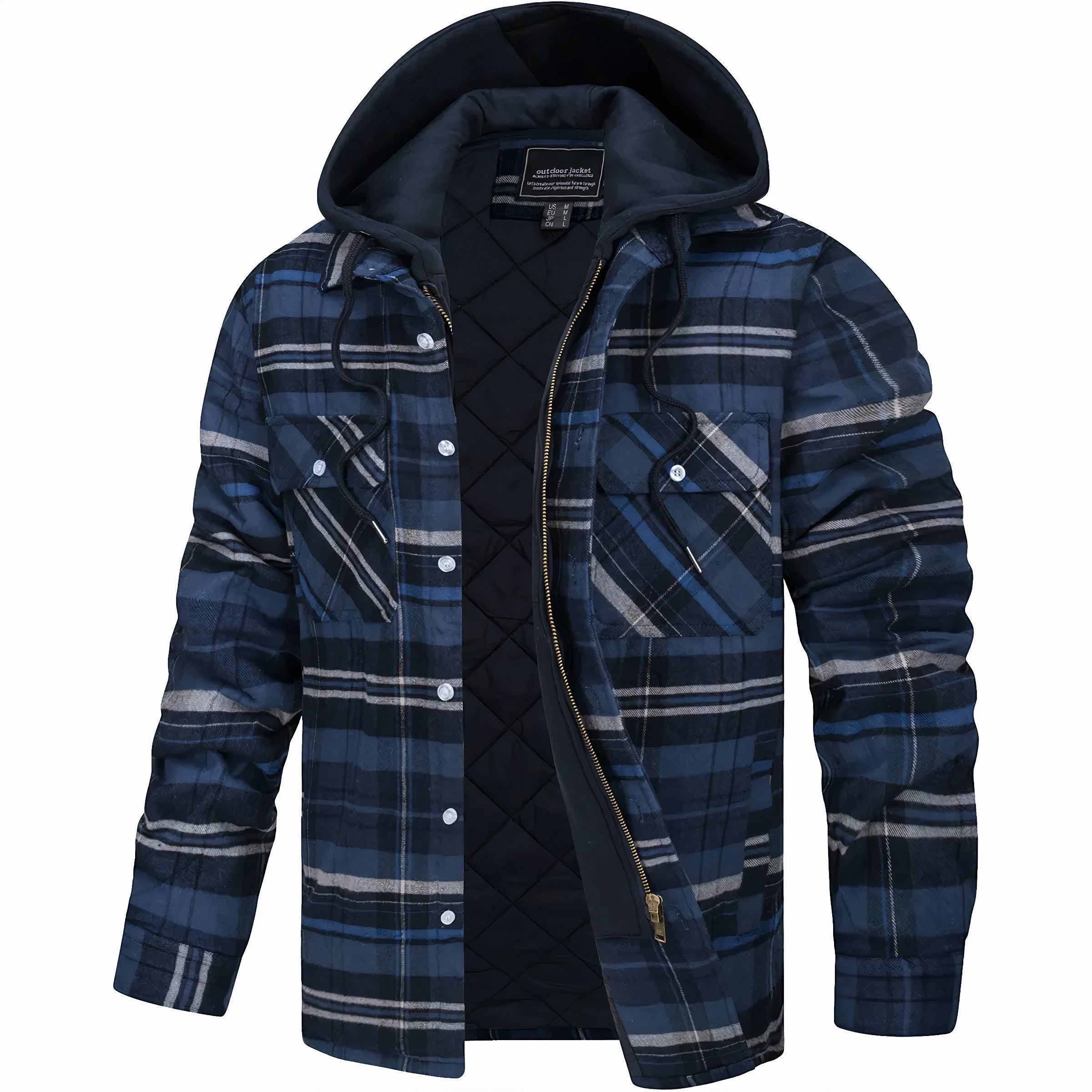 Bill - Quilted Hoodie