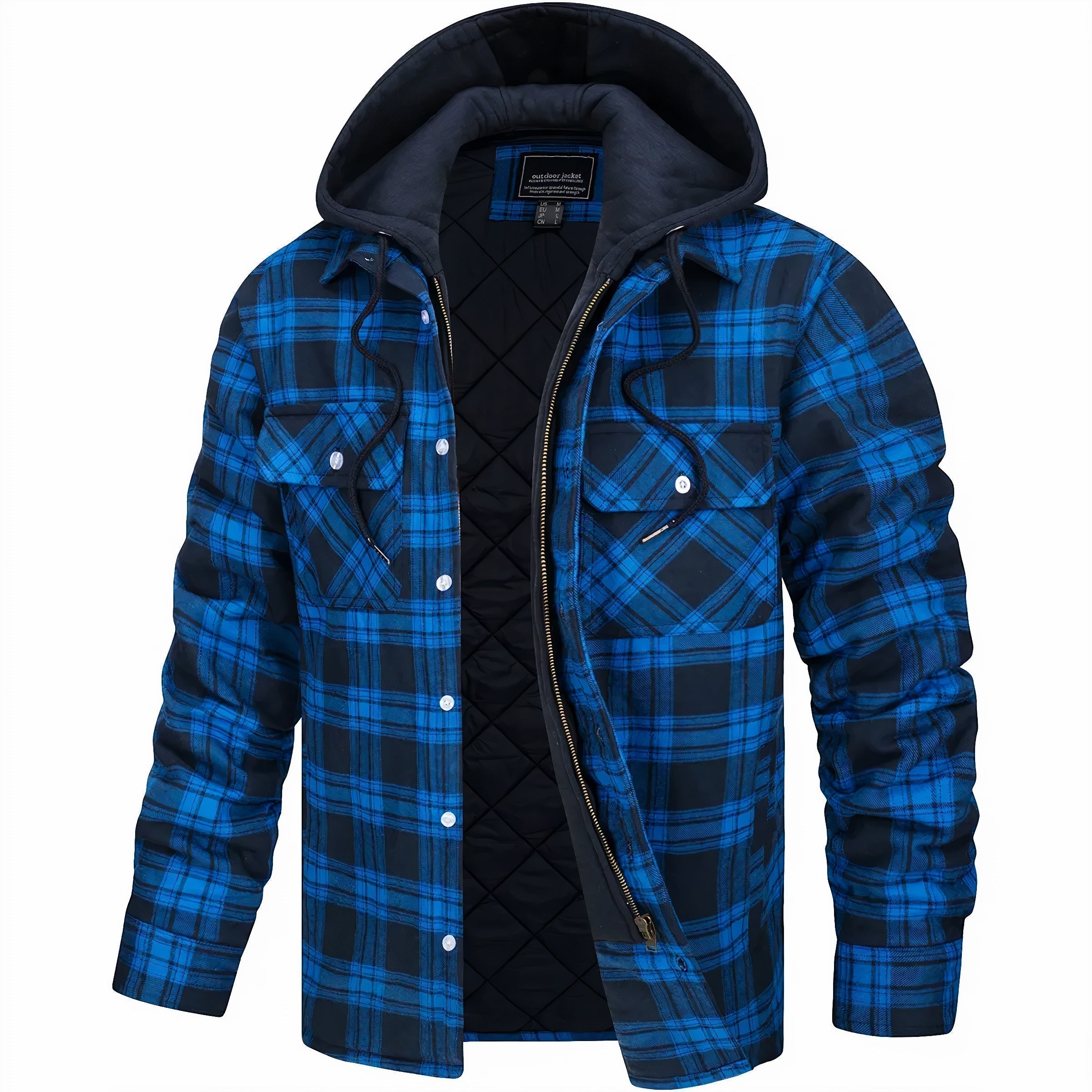 Bill - Quilted Hoodie